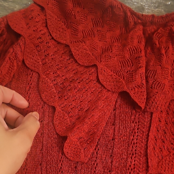 Zara Red Sweater - Picture 3 of 8